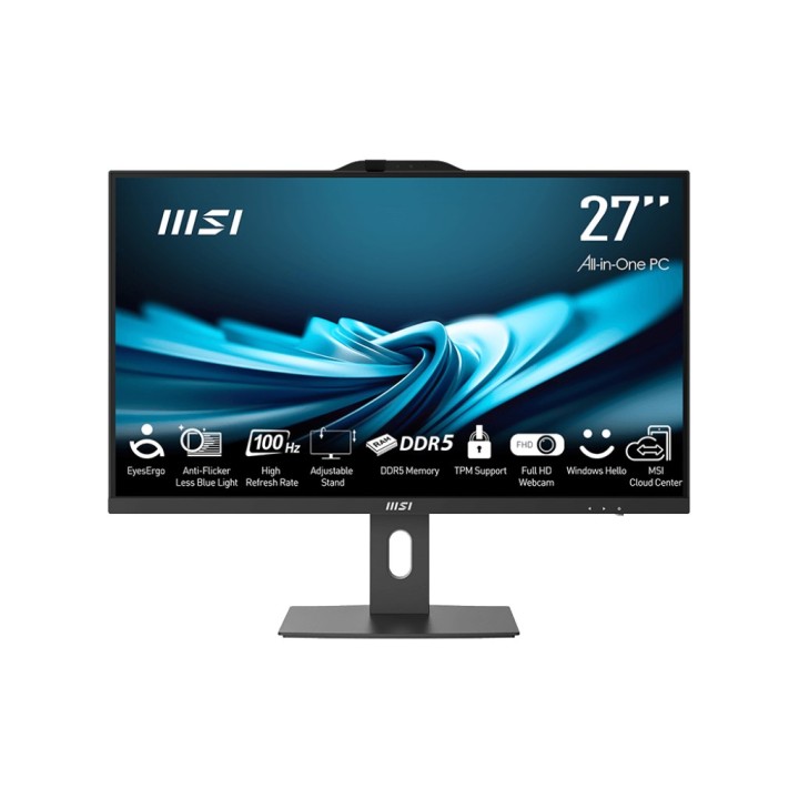 MSI AIO PRO AP272P 14M-886XEU i7-14700 27 IPS LED FHD senza touch anti-riflesso 16GB SSD 1TB M.2 AX211 WiFi 6E No OS nero
