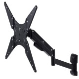 Supporto TV o monitor nero Maclean MC-784 molla a gas 32 -55 22kg 2 braccia