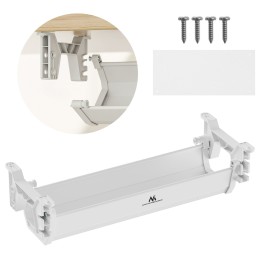 Maclean organizzatore cavi sotto-scrivania max. carico 5kg bianco MC-106 W