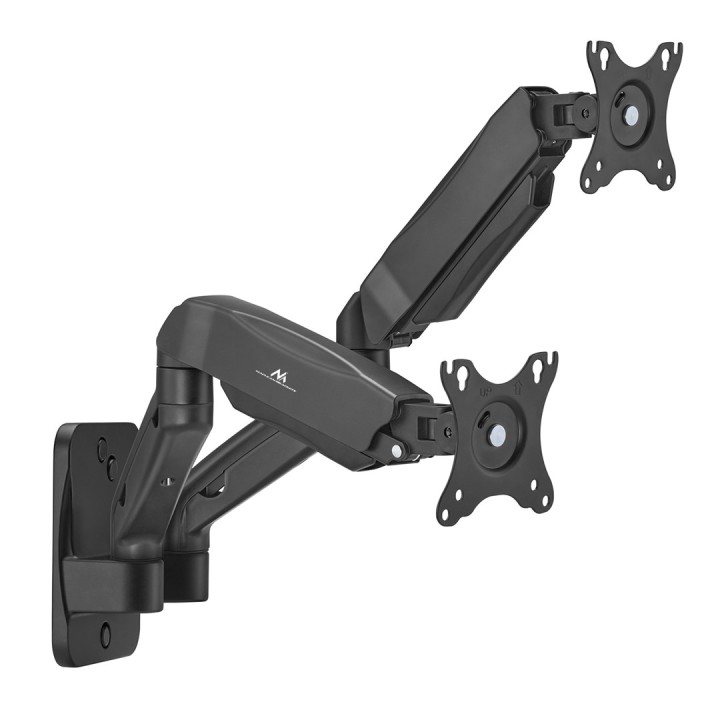 Maclean staffa a parete per due monitor 17-32'' 9kg max molla meccanica MC-988