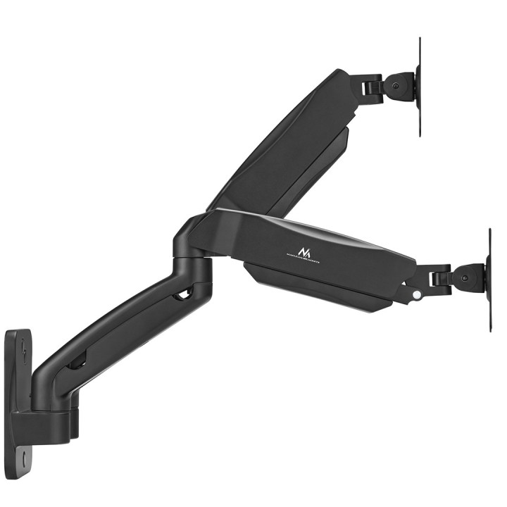 Maclean staffa a parete per due monitor 17-32'' 9kg max molla meccanica MC-988