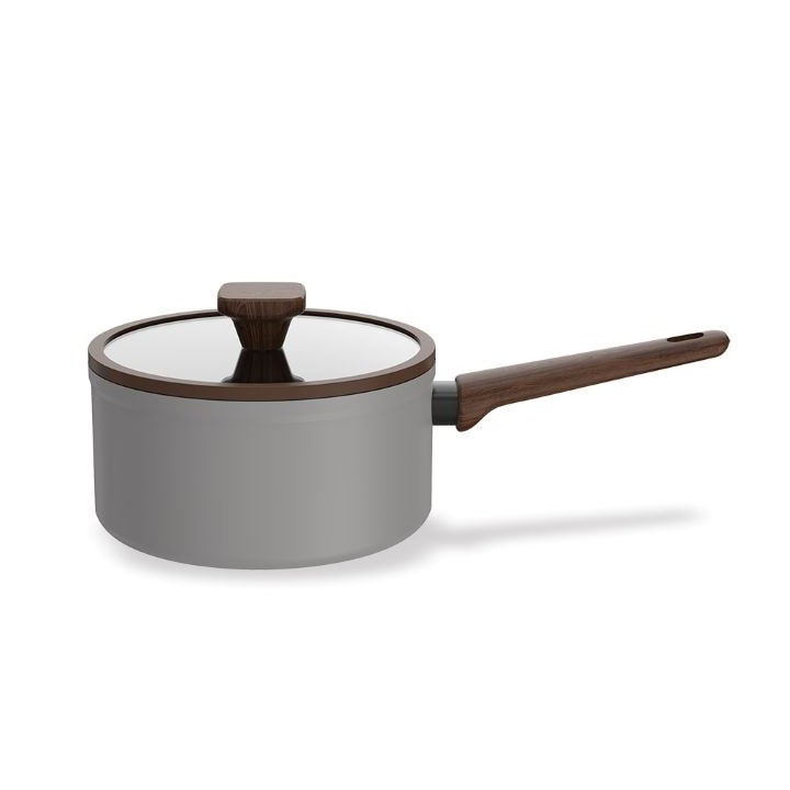 18cm Pentola con coperchio 1.9L MR-1211-18S MAESTRO grigia