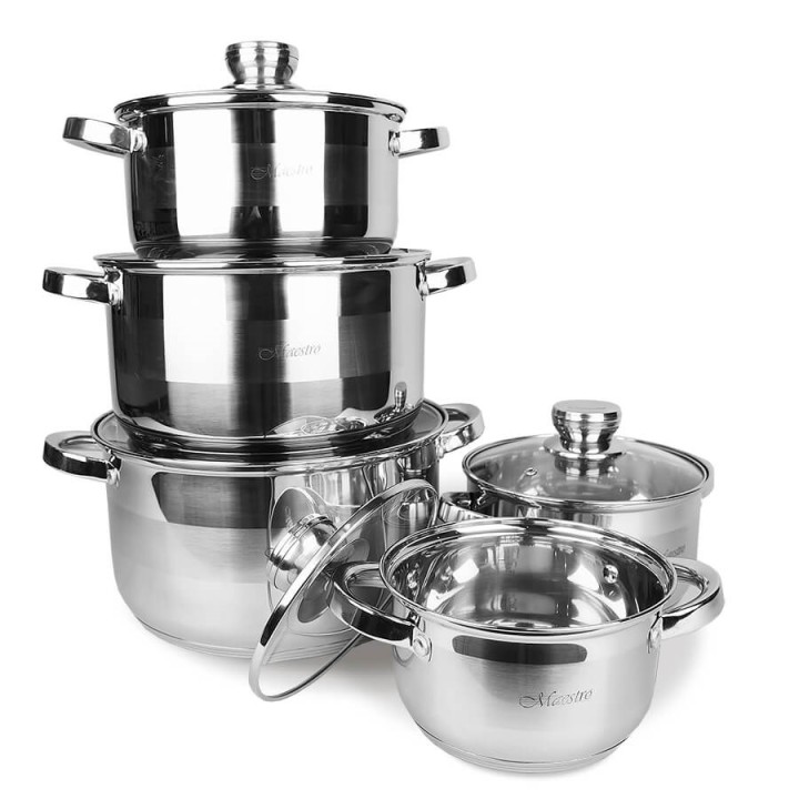 Set di batteria da cucina MAESTRO MR-2220-10 10 elementi