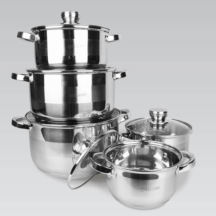 Set di batteria da cucina MAESTRO MR-2220-10 10 elementi