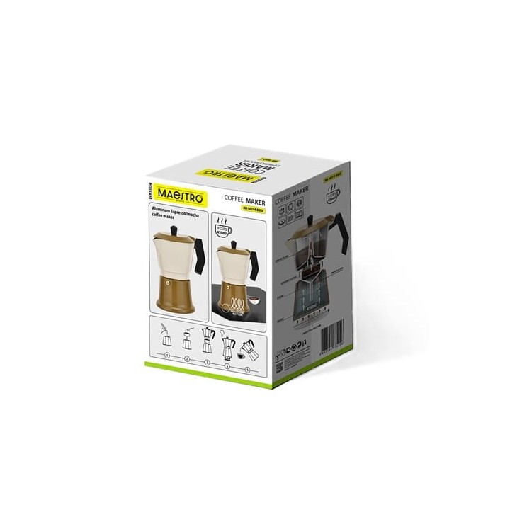 Moka in alluminio MR-1657-9-BEIGE MAESTRO