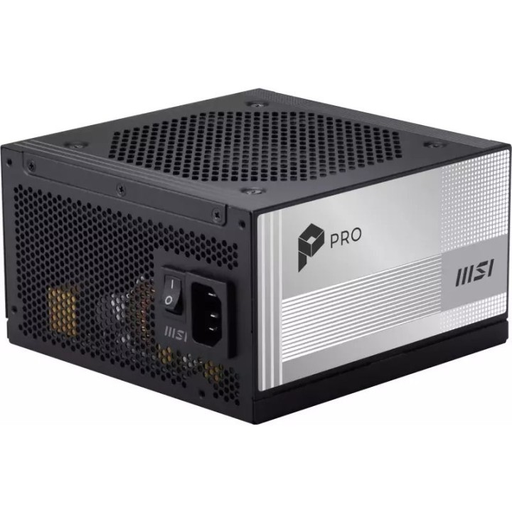 MSI PRO A850PL PCIE5 850W 120mm 80 Plus Platinum aPFC alimentatore