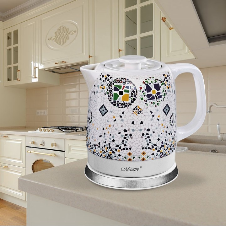 Bollitore elettrico in ceramica MAESTRO MR-068 1 5L 1500W (MR-068-MOSAIC)