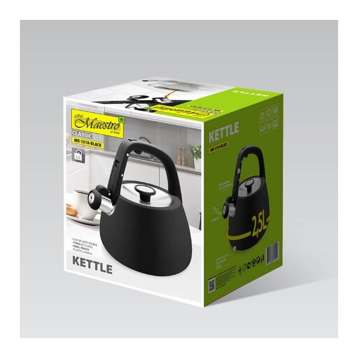 2.5L MR-1318-BLACK MAESTRO Bollitore