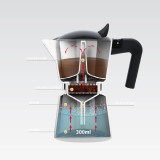 Moka in alluminio MR-1658-3 MAESTRO