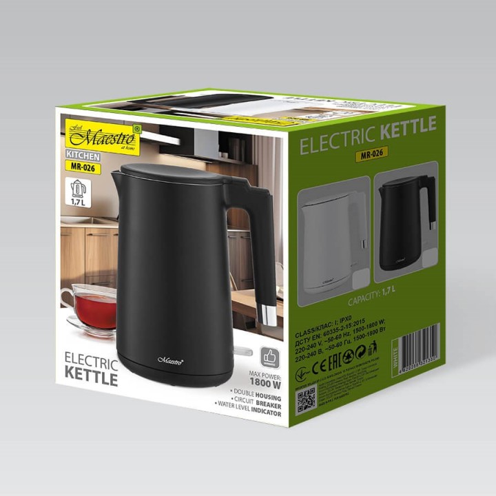 Bollitore elettrico Maestro MR-026 (MR-026-WHITE) Bianco