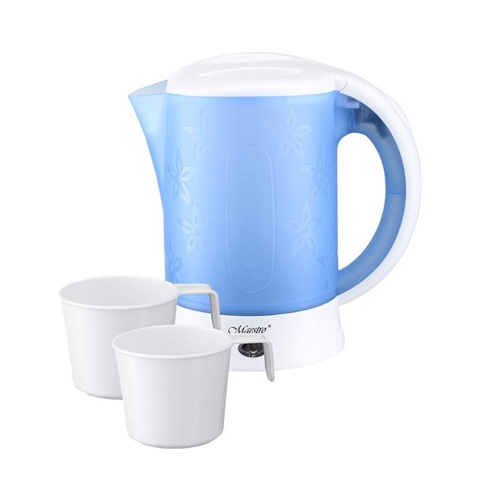 Bollitore elettrico Feel-Maestro MR010 0.6 L Blu Bianco 600 W