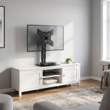 MACLEAN supporto a parete per TV con ripiano MC-451