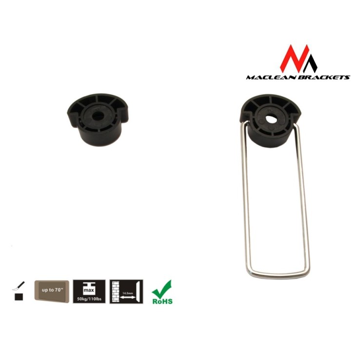Maclean MC-557 Ultra Slim TV supporto a parete LED 37-70