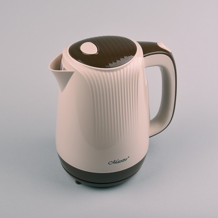 Bollitore elettrico Maestro MR042 beige 1.7 L Beige Marrone 2200 W