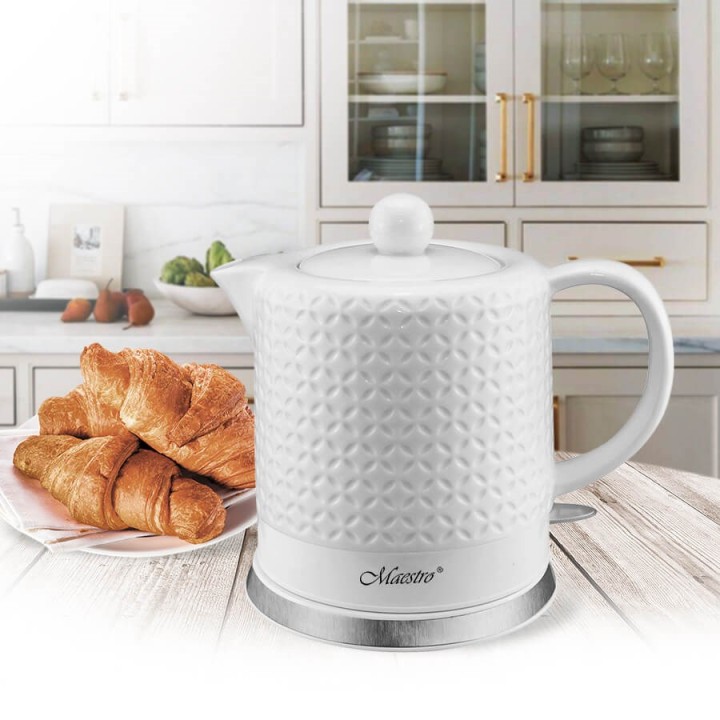 Feel-Maestro MR067 bollitore elettrico 1.2 L 1200 W bianco