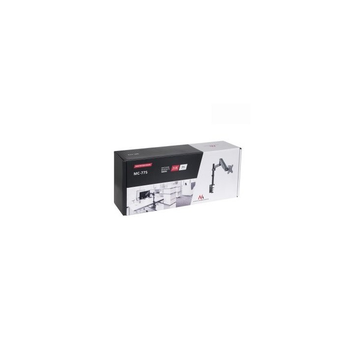 Maclean MC-775 staffa/supporto monitor 81.3 cm (32 ) grigio scrivania