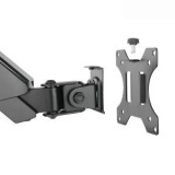 Maclean MC-775 staffa/supporto monitor 81.3 cm (32 ) grigio scrivania