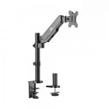 Maclean MC-775 staffa/supporto monitor 81.3 cm (32 ) grigio scrivania