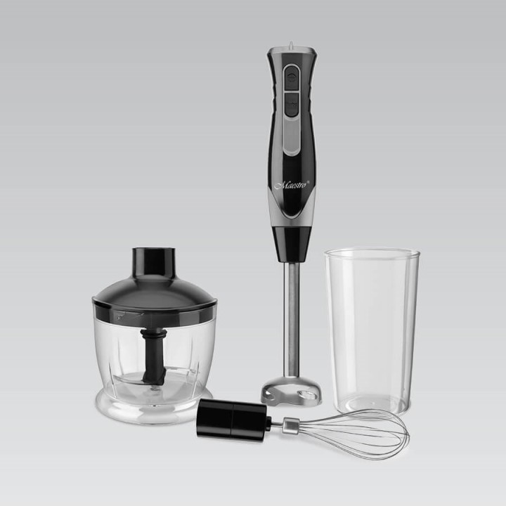 Frullatore a mano Maestro MR-566 set 3 in 1 500 W Nero