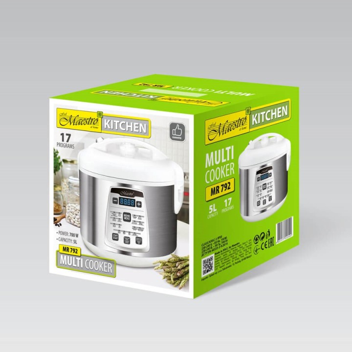 MULTICOOKER MAESTRO MR-792 17 Programmi 700 W