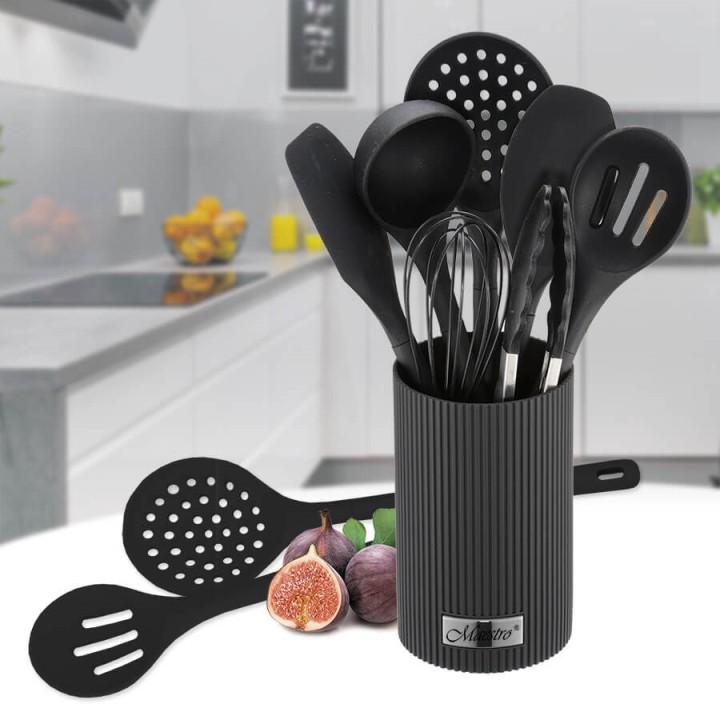 Utensili da cucina MAESTRO MR-1542-BLACK 8 elementi nero