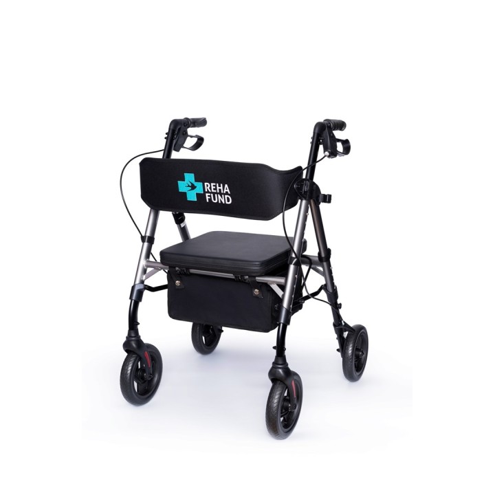 REHAFUND Deambulatore a quattro ruote Marsylia RF-617/G grafite