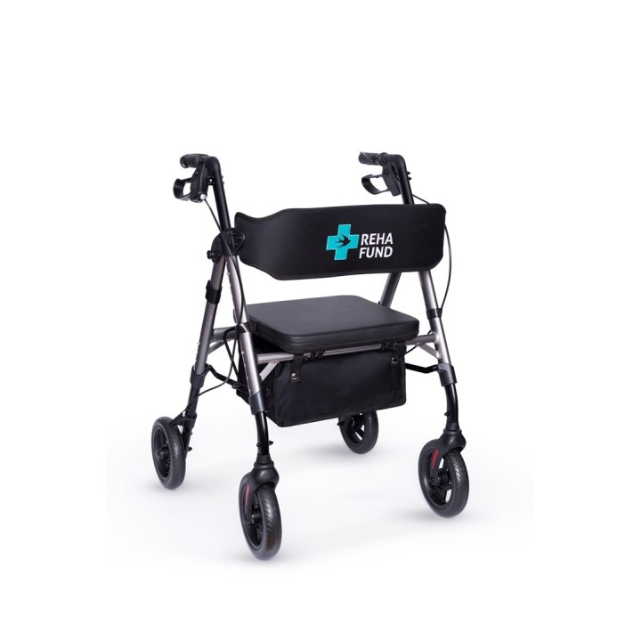 REHAFUND Deambulatore a quattro ruote Marsylia RF-617/G grafite