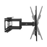 Maclean TV Staffa max VESA 600x400 32-85 60kg regolazione angolare orizzontale e verticale profilo 65-390mm nero MC-789
