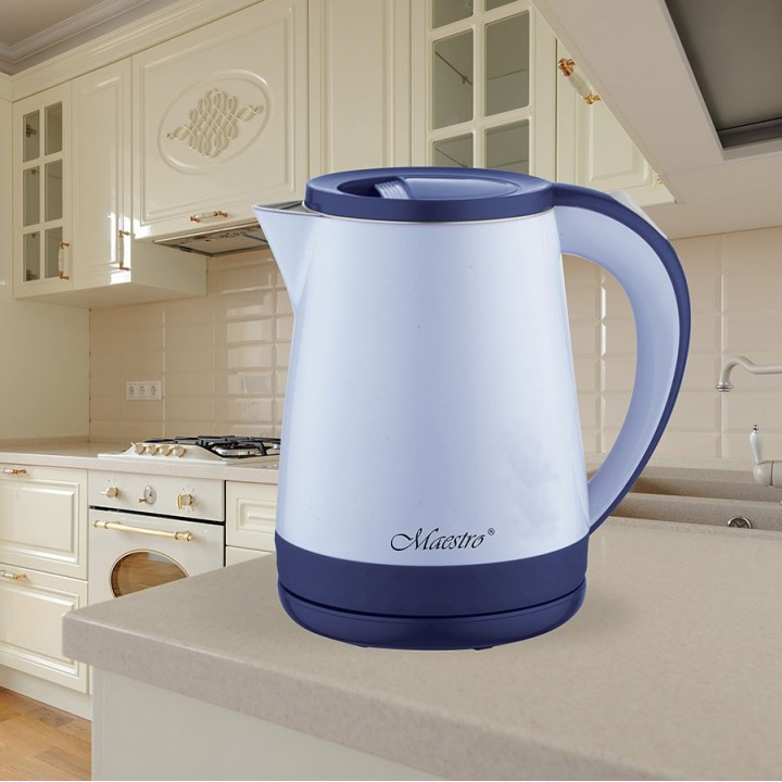 Maestro MR-037 (MR-037-BLUE) Bollitore elettrico 1 2 L 1630 W blu