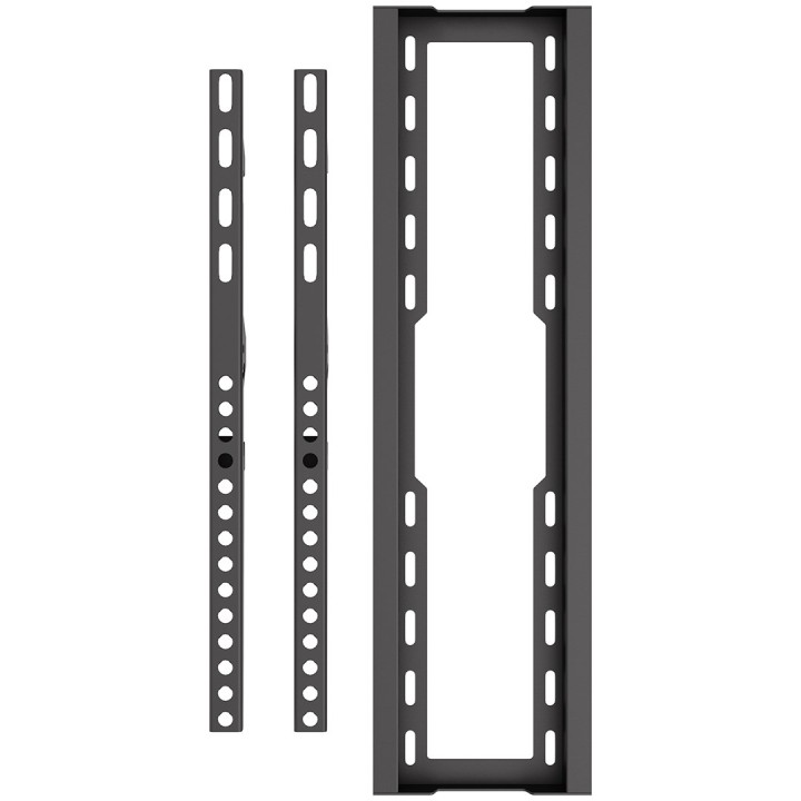 Maclean TV supporto / staffa max VESA 600x400 37-86 fino a 45 kg nero regolazione inclinazione 0°–8° MC-188