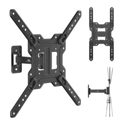 Maclean TV supporto / staffa per monitor max 23–65 carico massimo 30 kg universale max VESA 400x400 MC-758 N