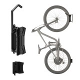 Maclean Portabici a parete / gancio carico massimo 35 kg angolo inclinazione regolabile acciaio MC-171