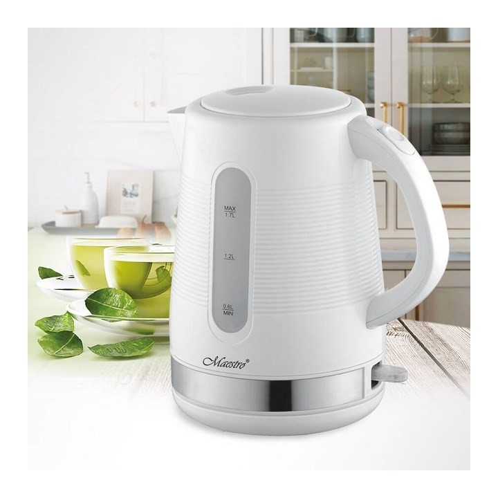 MAESTRO bollitore elettrico 1 7l MR-035-WHITE
