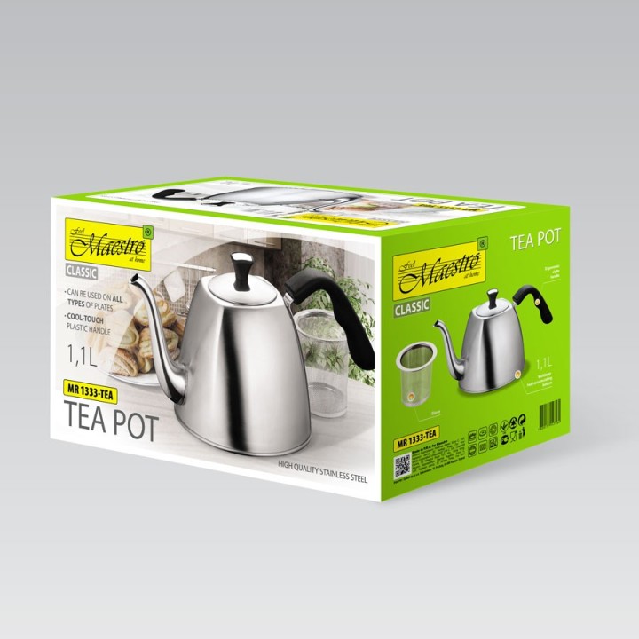 Maestro MR-1333-tea 1.1 L Acciaio inossidabile