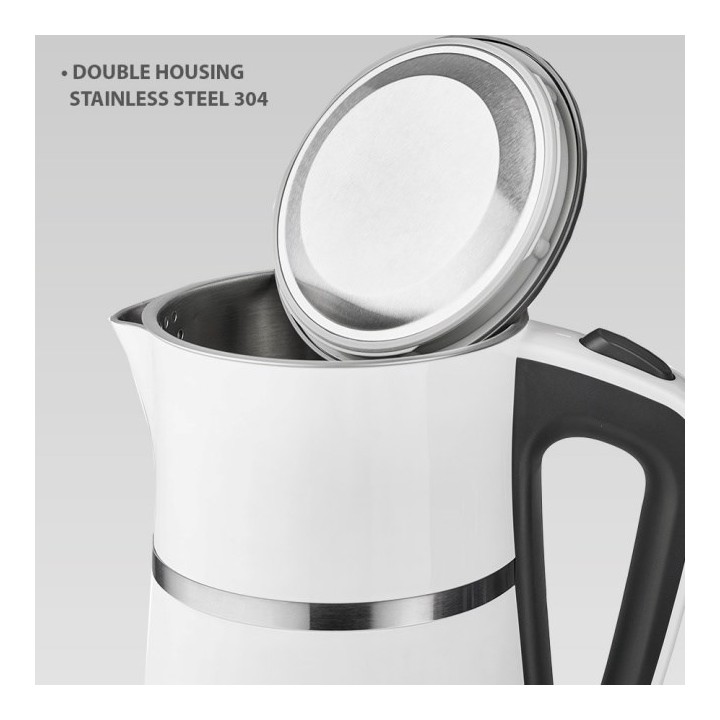 Maestro MR-030-White Bollitore elettrico 1.7 L 2200 W