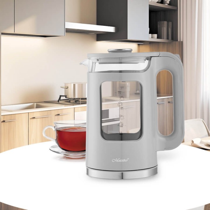Maestro MR-065 Bollitore elettrico 1.7 L 2200 W (MR-065-GREY) grigio
