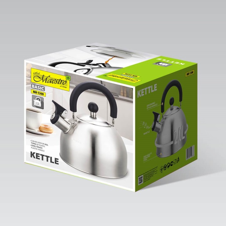 Maestro MR-1300 bollitore 2 L Argento