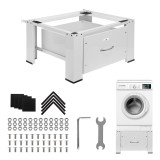 Maclean base per lavatrice / asciugatrice con cassetto carico max 150kg bianco MC-117 W