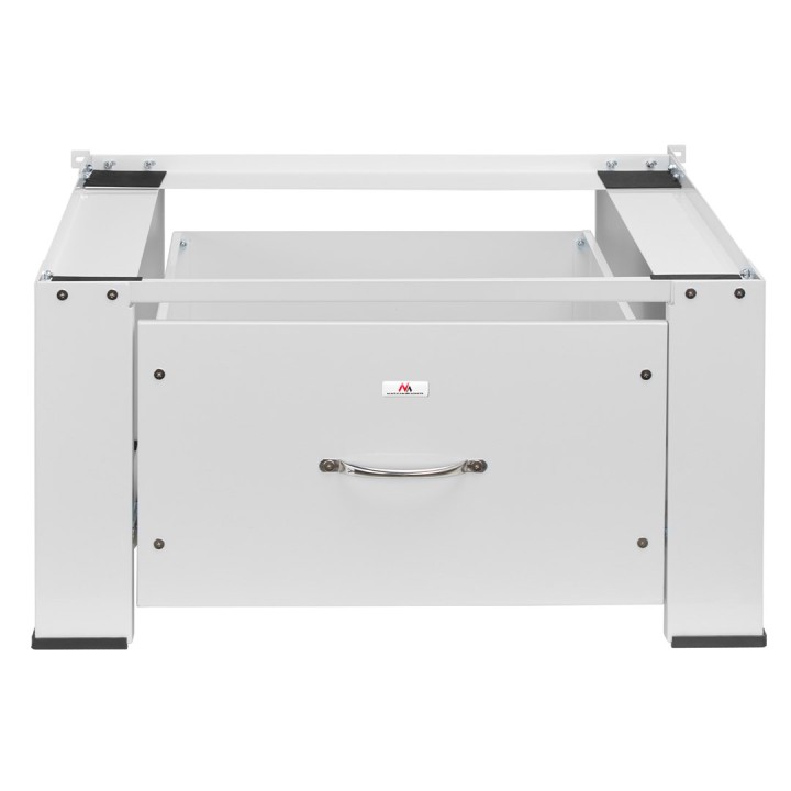 Maclean base per lavatrice / asciugatrice con cassetto carico max 150kg bianco MC-117 W