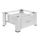 Maclean base per lavatrice / asciugatrice con cassetto carico max 150kg bianco MC-117 W
