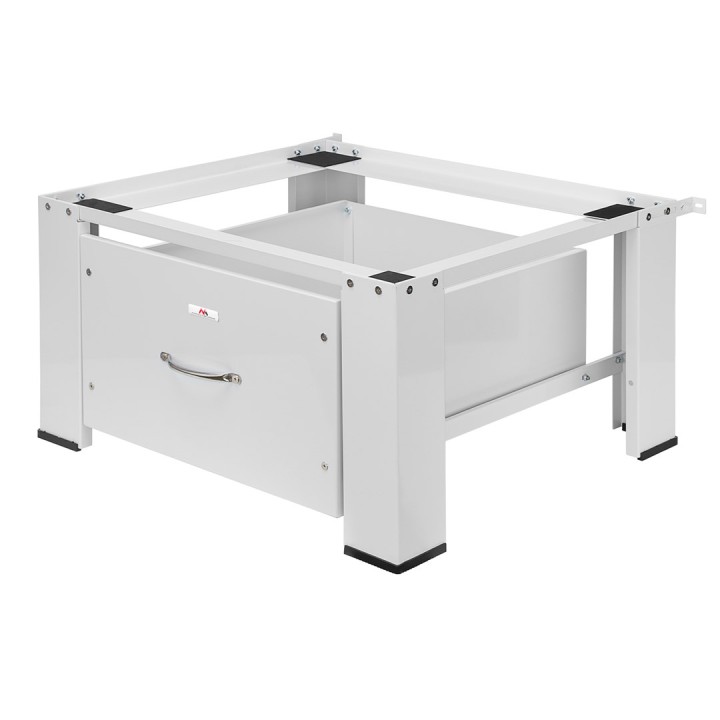 Maclean base per lavatrice / asciugatrice con cassetto carico max 150kg bianco MC-117 W