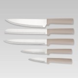 Maestro MR-1412-BEIGE Set di coltelli con blocco + Set di taglieri Beige