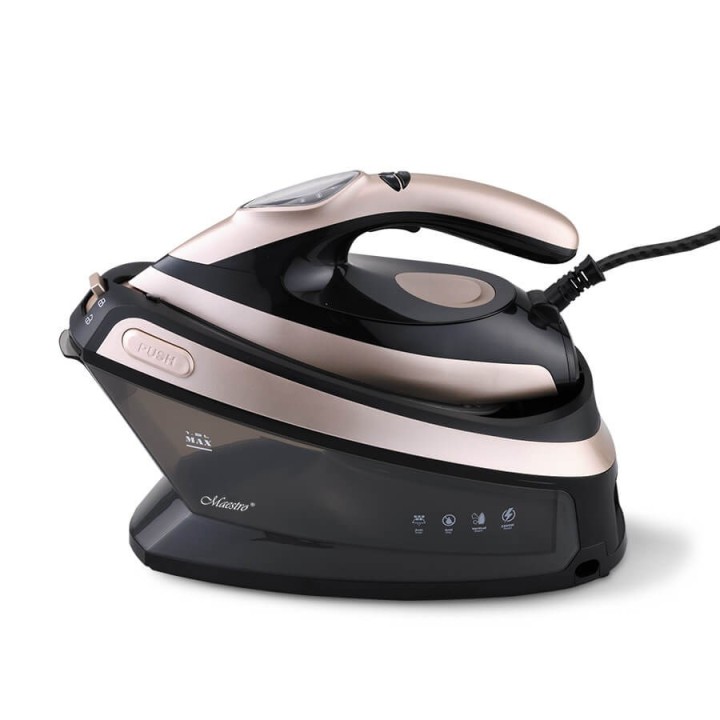 Maestro MR-320C Stazione stirante a vapore 2400 W 1.5 L piastra in ceramica Nero Oro rosa
