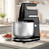 Maestro MR-553 Planetaria con ciotola rotante 600 W Nero Acciaio