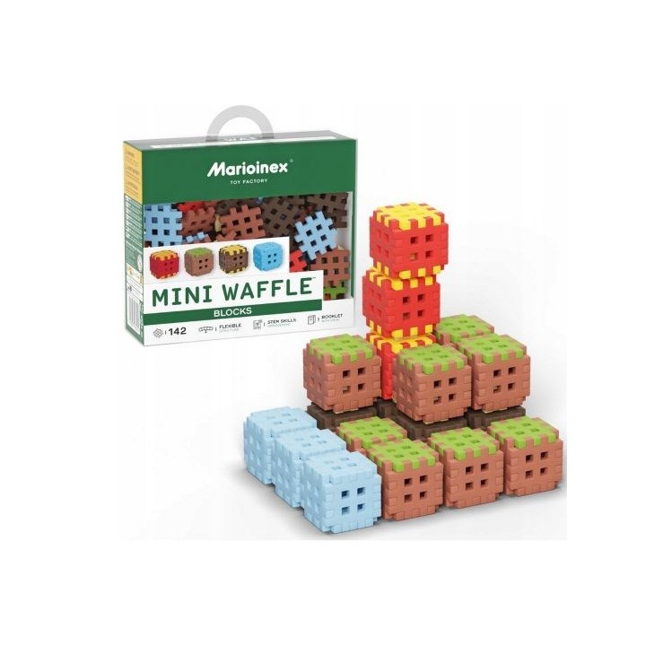 Marioinex mattoncini di costruzione Mini Waffle 142 pezzi
