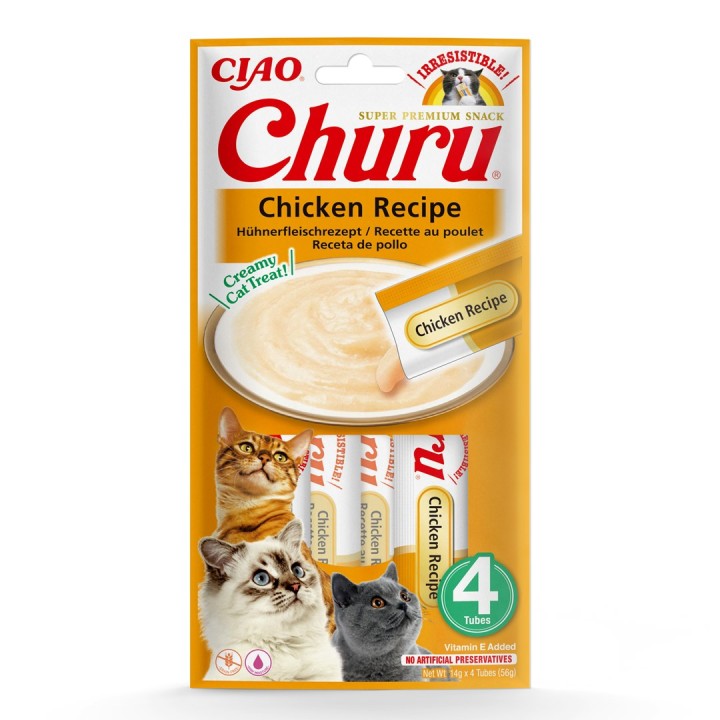 INABA Churu Pollo - snack per gatti - 4x14 g