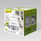 Maestro MR061 Bollitore elettrico 1.7 L 2200 W Trasparente Bianco