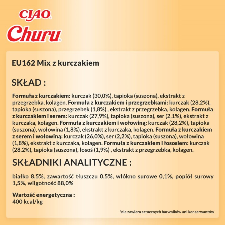 INABA Churu Variety box Pollo - snack per gatti - 60 x 14g