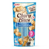 INABA Churu Bites Pollo con tonno e capasante - snack per gatti - 3x10 g