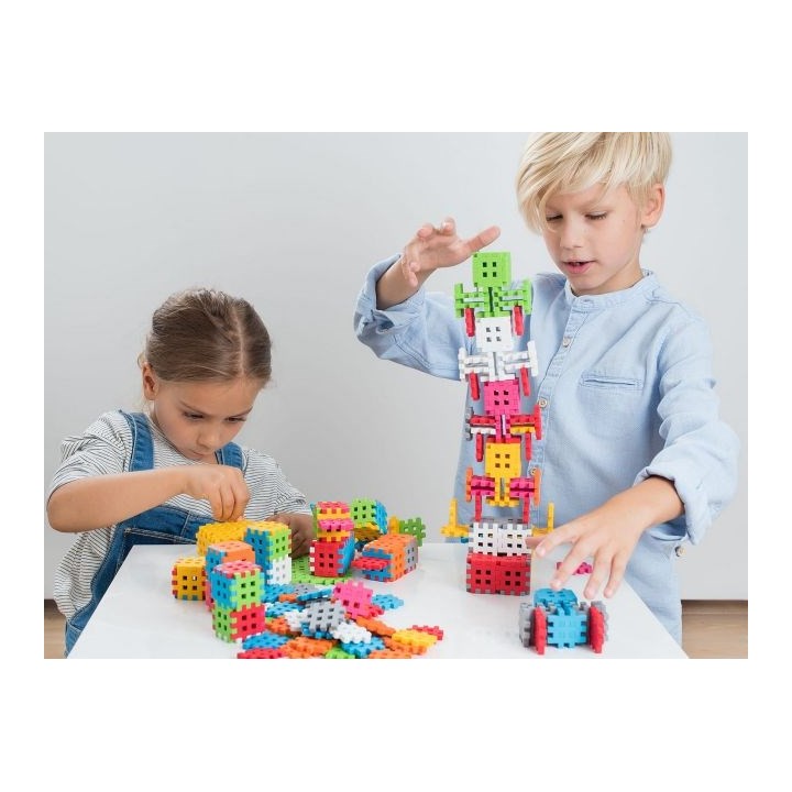 Marioinex Mini Waffle mattoncini costruzione Set 1 140 pezzi